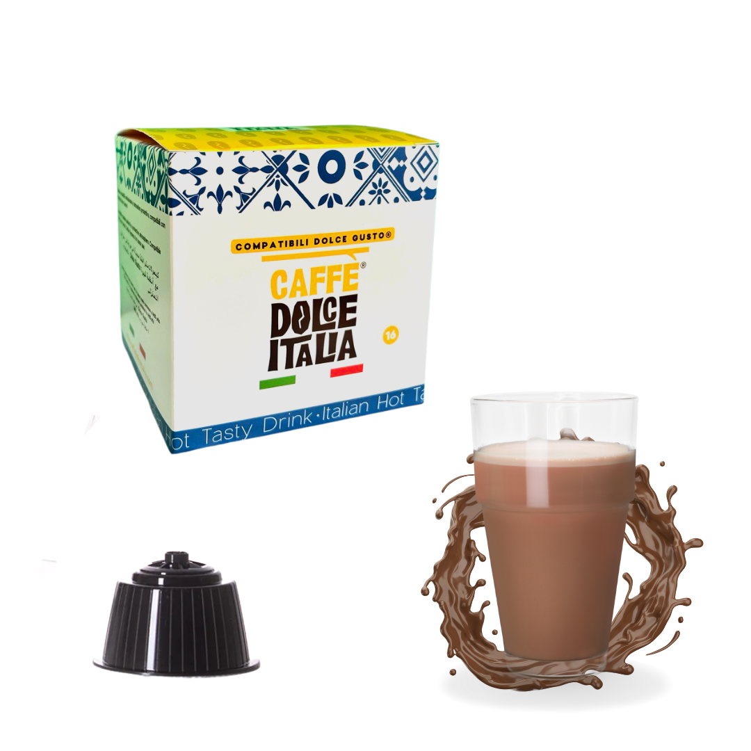 16 Capsule CIOCOQUIK compatibili con sistemi Dolce Gusto®