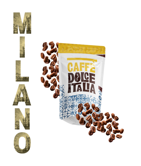 1KG CAFFÈ IN GRANI Miscela MILANO Caffè Dolce Italia DECAFFEINATO